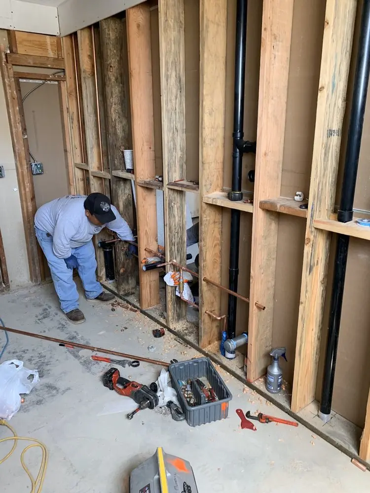 Commercial rough-in plumbing for Gas Line Repair in Hidden Hills